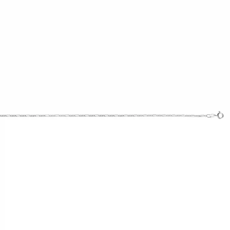 Collier ras de cou maille figaro 1+3 en 1 1,8 mm 40 cm – Argent 925 rhodié | Azuline
