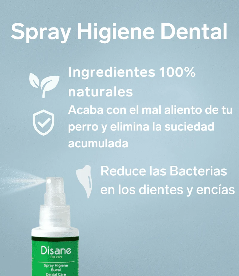 Mal aliento perro | Spray higiene dental