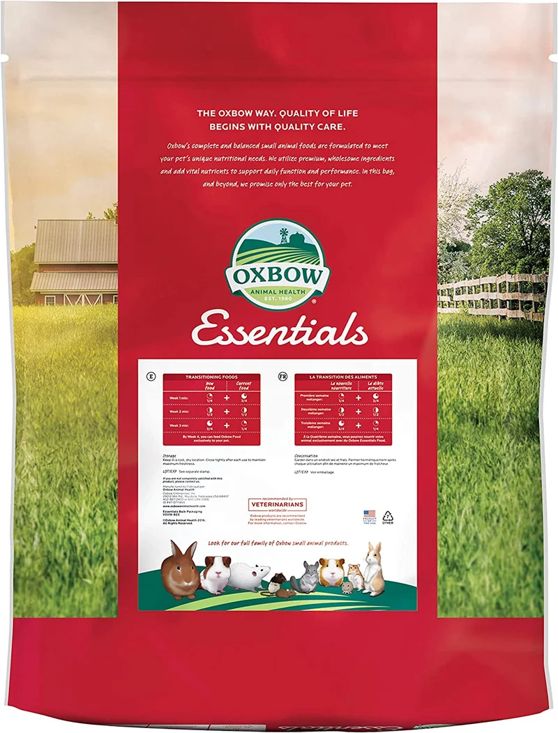 Oxbow Comida esencial para conejos: pellets de conejo totalmente naturales 25LB