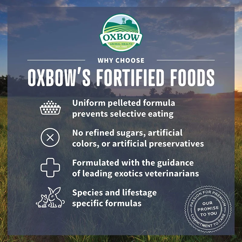 Oxbow Comida esencial para conejos: pellets de conejo totalmente naturales 25LB