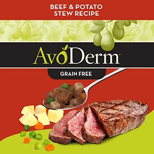 AvoDerm Beef & Potato paquete de 12 x 12.5 oz