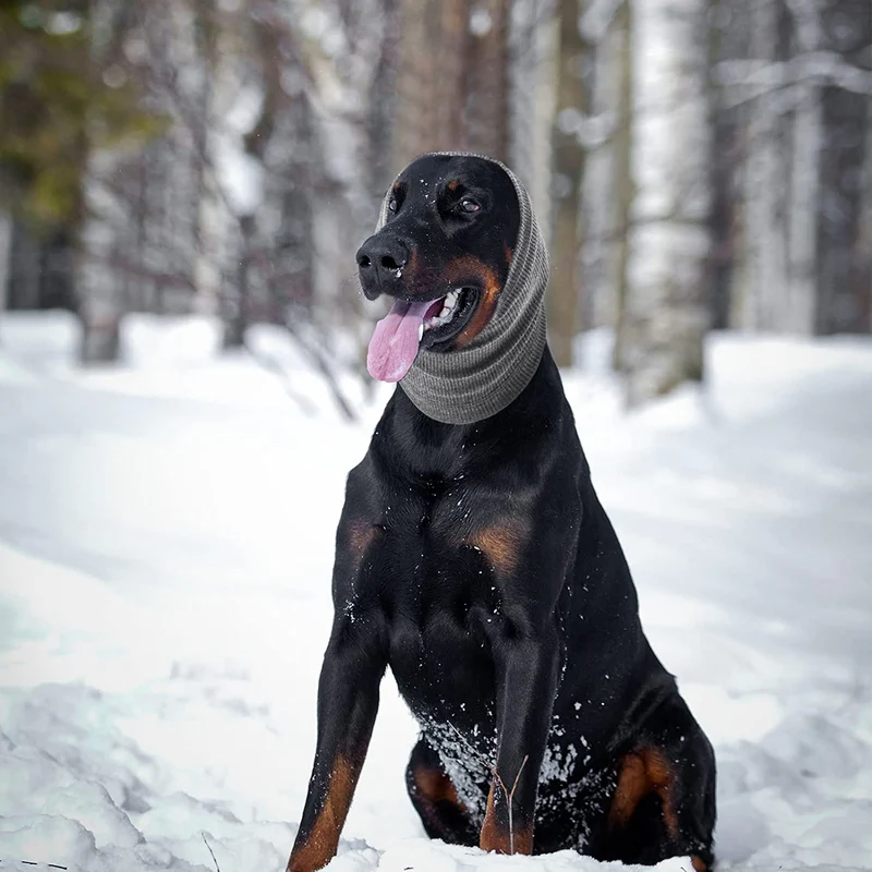 Funda para orejas de perro, orejeras de perro para baño y secado y aseo con capucha para protección contra el ruido, alivio de la ansiedad, calmante, cuello y oídos, para perros y gatos