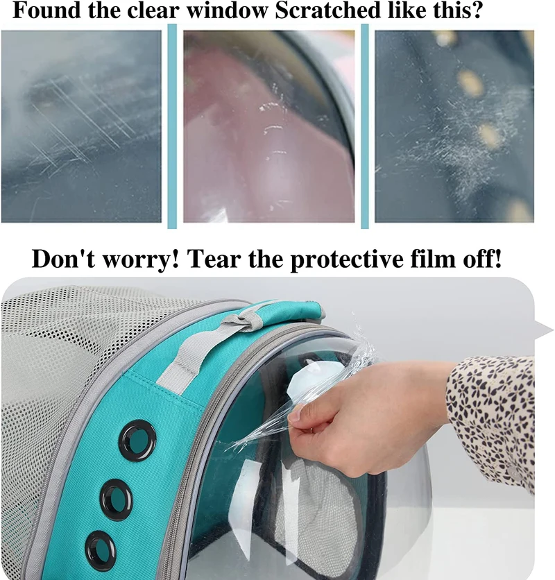 LOLLIMEOW Pet Carrier Backpack, Bubble Backpack Carrier, Cats and Puppies,Airline-Approved, Designed for Travel, Hiking, Walking & Outdoor Use