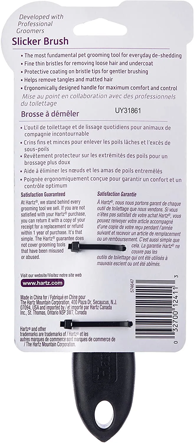 Groomer's Best Cepillo pequeño para gatos y perros pequeños