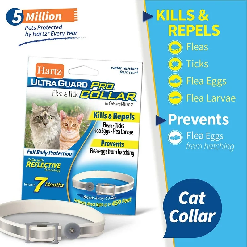 Hartz UltraGuard Pro - Collar reflectante para gatos y gatitos