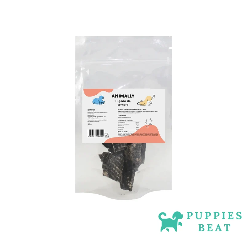 Hígado de ternera 60 gramos – Snack natural