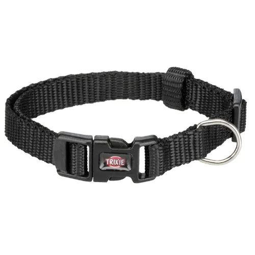 COLLAR PERROS NYLON NEGRO TRIXIE