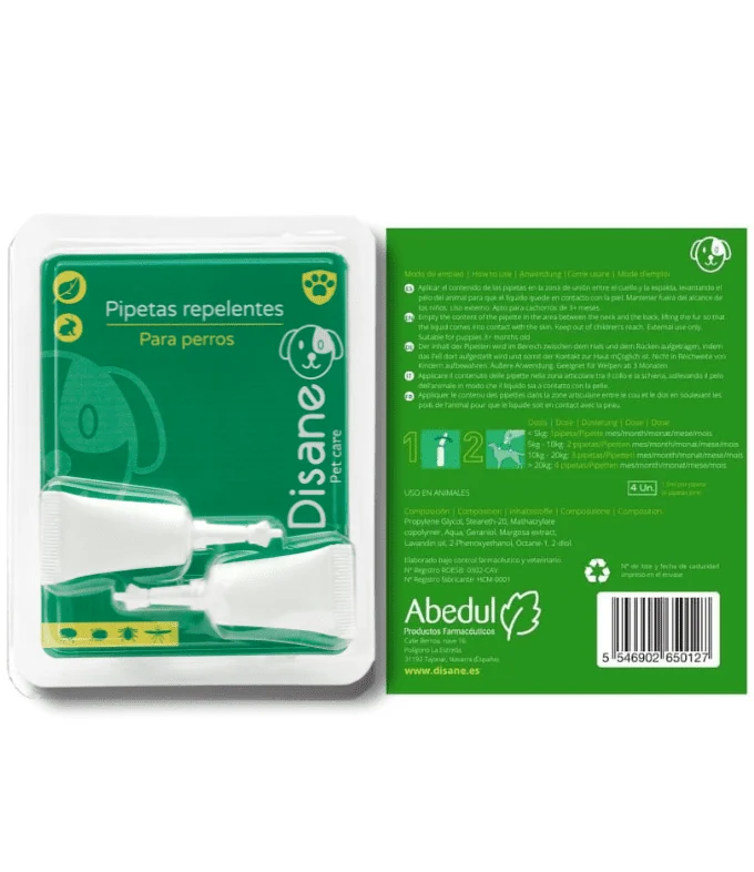 Pipetas perros Antiparasitarias
