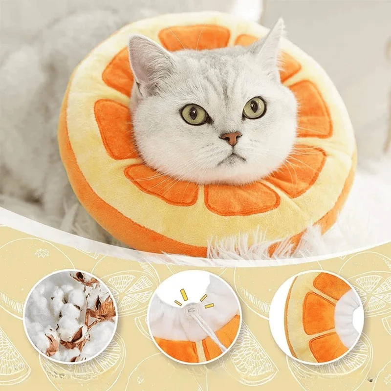 Collerette Récupération Chat Douce Anti-Léchage