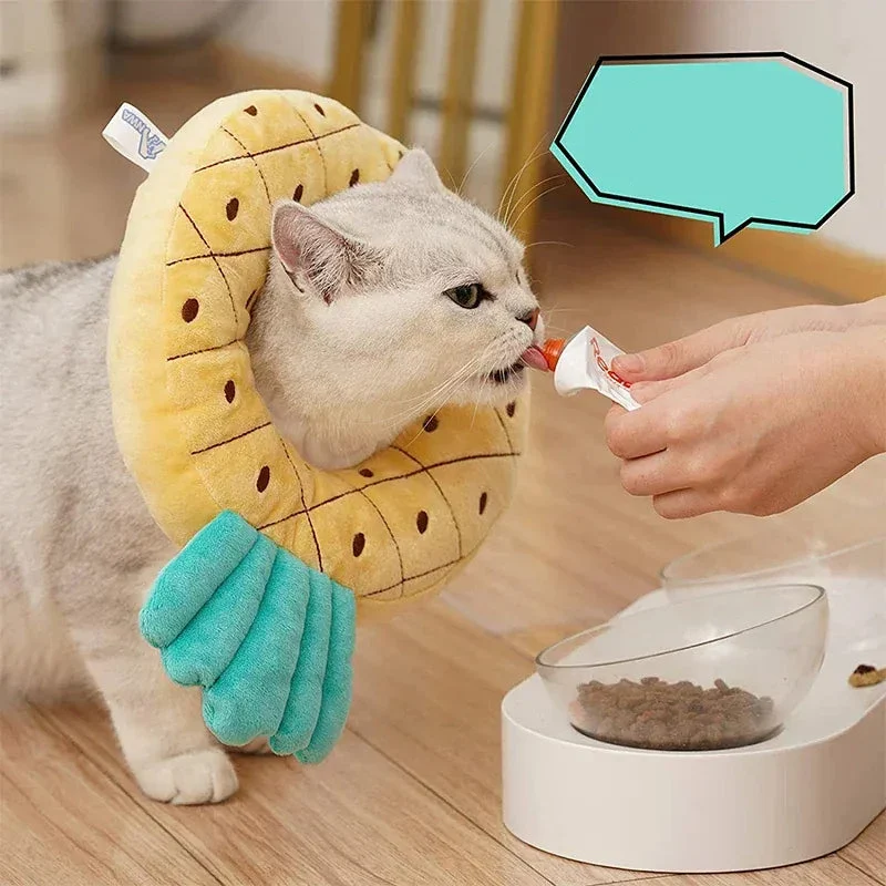 Collerette Récupération Chat Douce Anti-Léchage