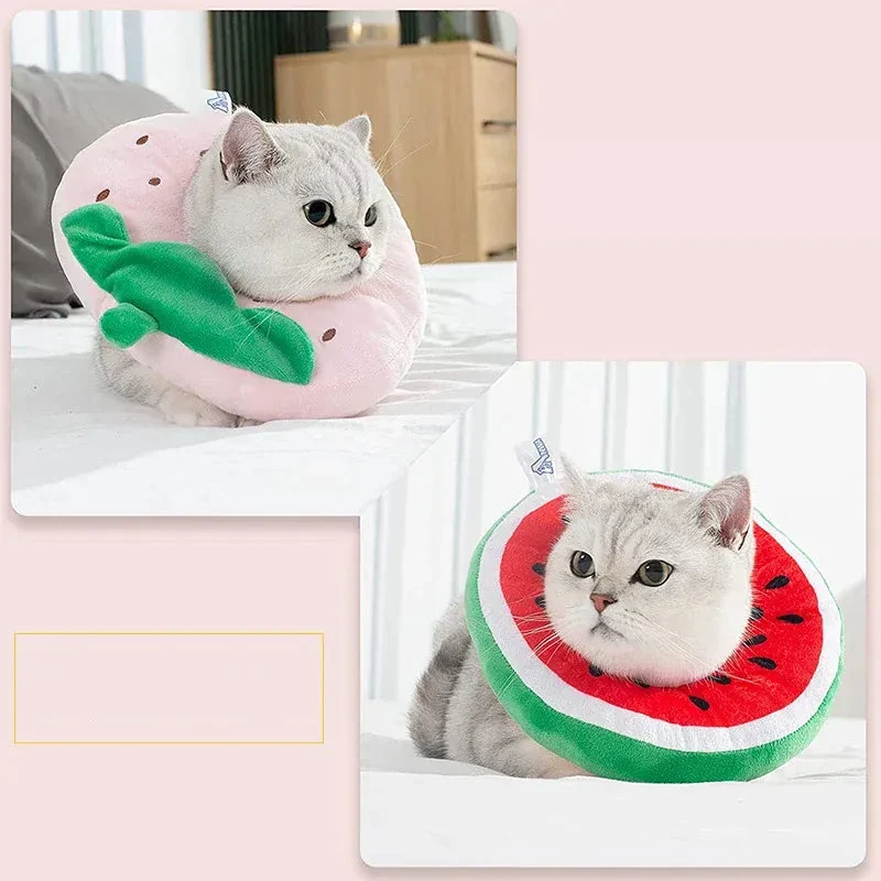 Collerette Récupération Chat Douce Anti-Léchage