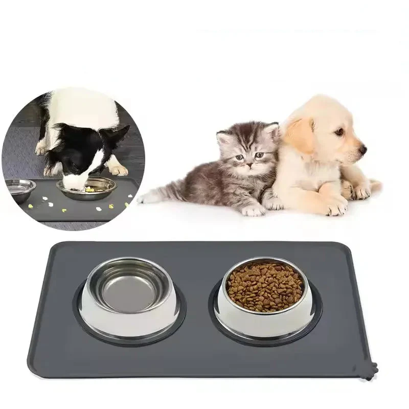 Tapis Repas Silicone Antidérapant pour Chien et Chat