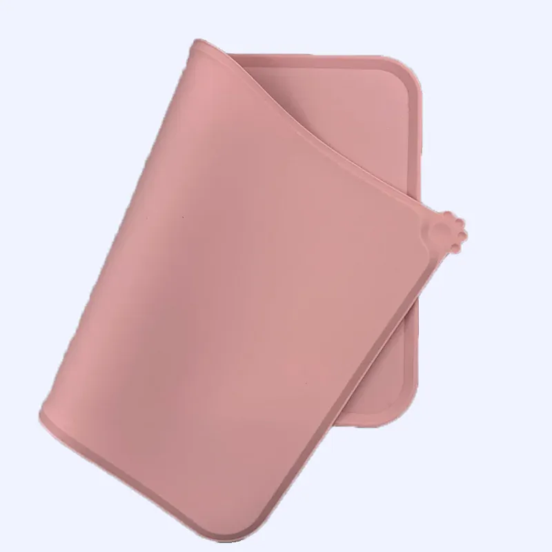 Tapis Repas Silicone Antidérapant pour Chien et Chat