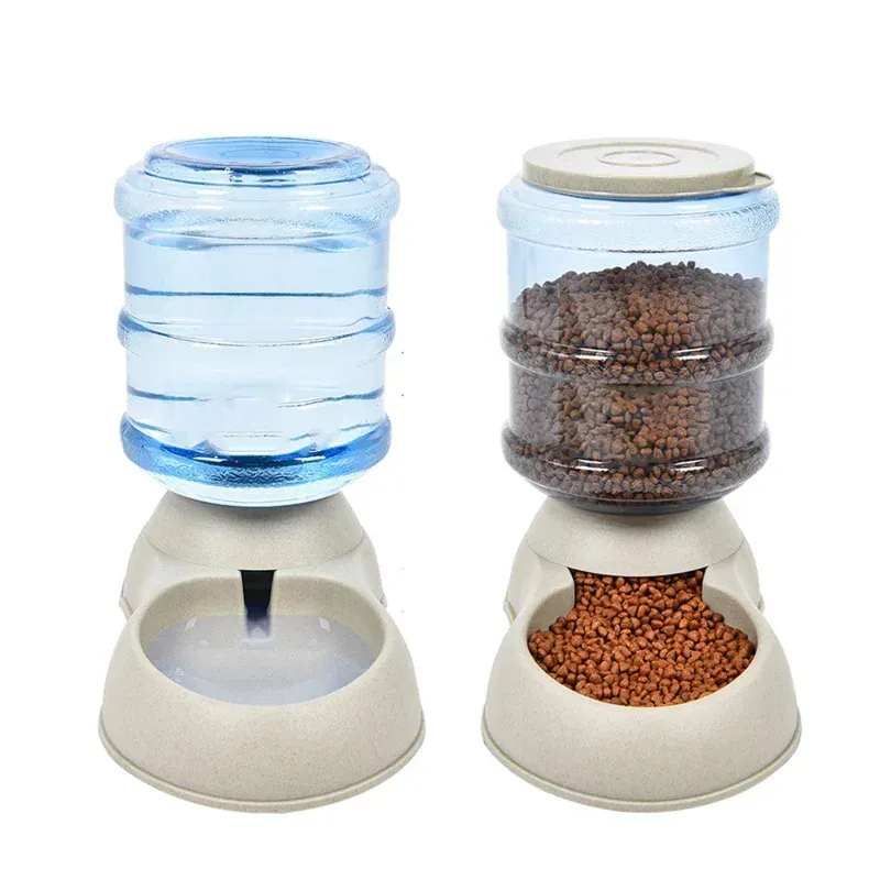 Distributeur Automatique Eau ou Croquettes 3.75L Chien Chat