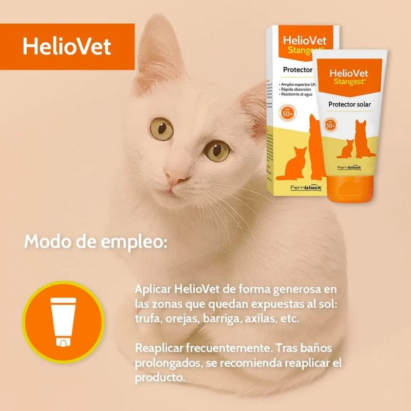 HELIOVET PROTECTOR SOLAR PERROS Y GATOS 50 G