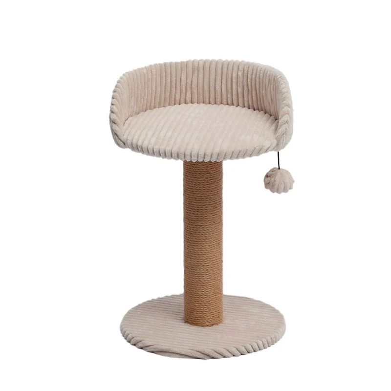 RASCADOR GATOS FREEDOG SILLA SCRATCH BEIGE 30 X 30 X 47 CM