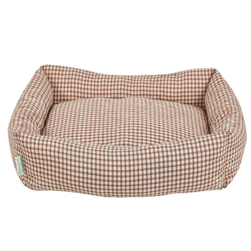 FREEDOG CAMA PERROS COTTAGE ROJO VINO