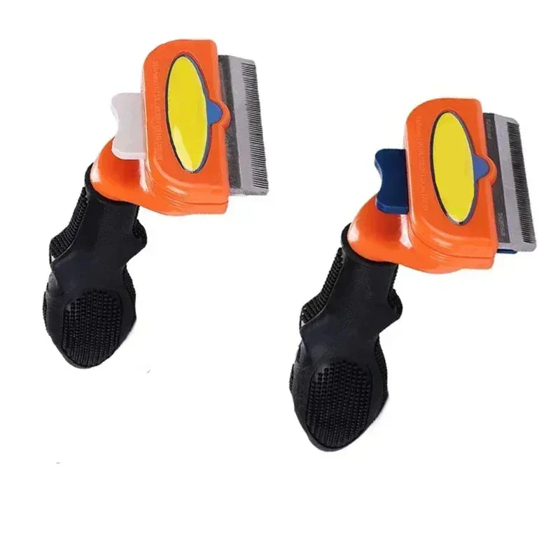 Brosse Toilettage pour Chien et Chat avec Bouton Nettoyage