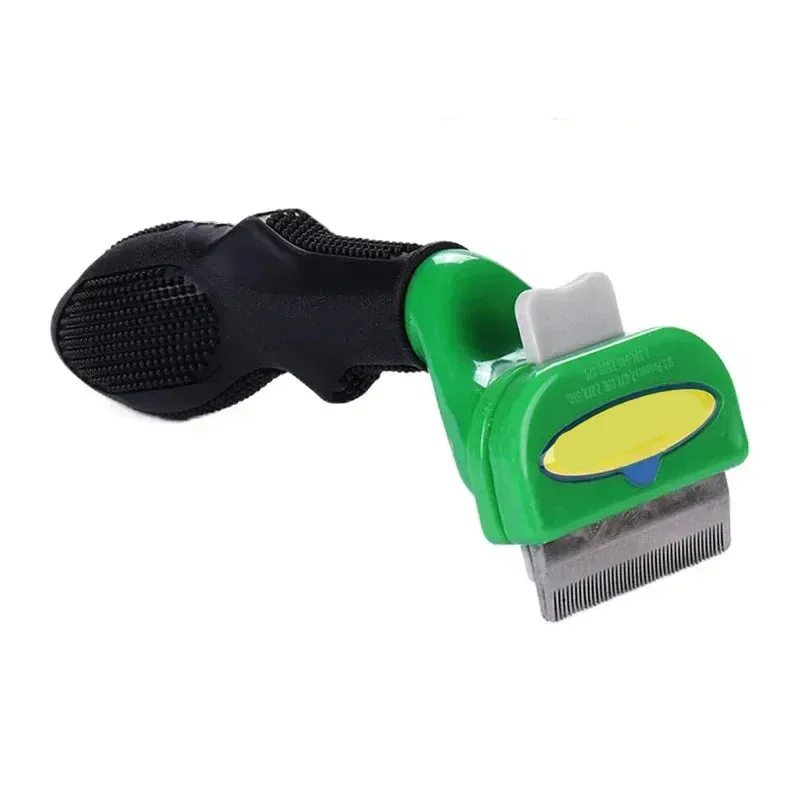 Brosse Toilettage pour Chien et Chat avec Bouton Nettoyage