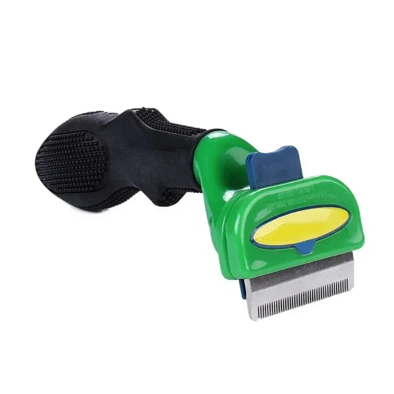 Brosse Toilettage pour Chien et Chat avec Bouton Nettoyage