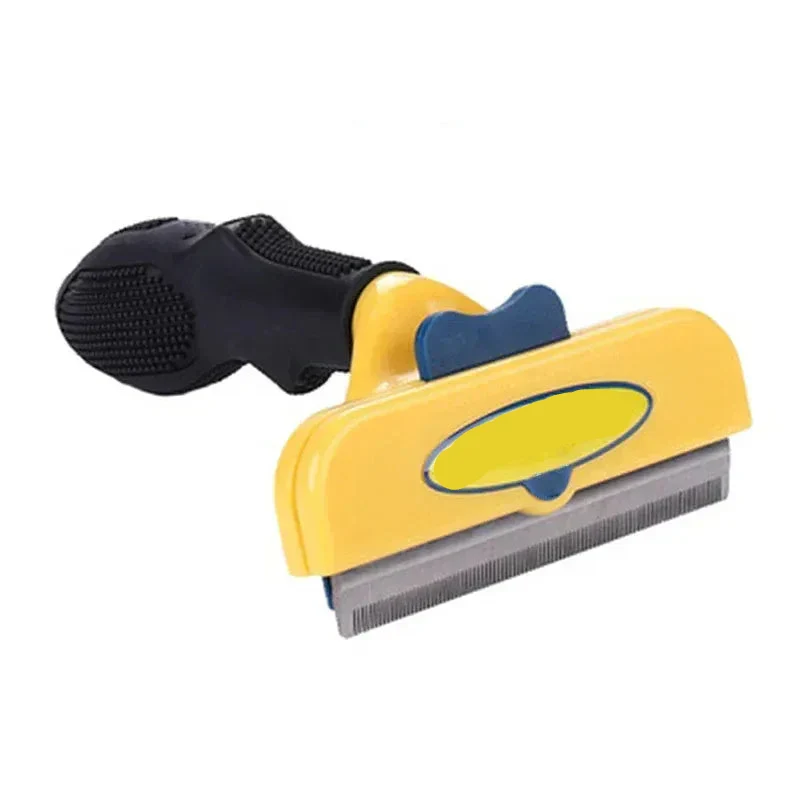 Brosse Toilettage pour Chien et Chat avec Bouton Nettoyage