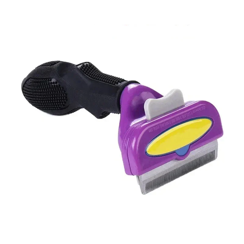 Brosse Toilettage pour Chien et Chat avec Bouton Nettoyage