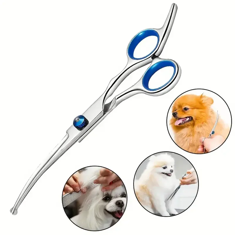 Kit Ciseaux Toilettage Chien Professionnel Inox Embout Sécurité