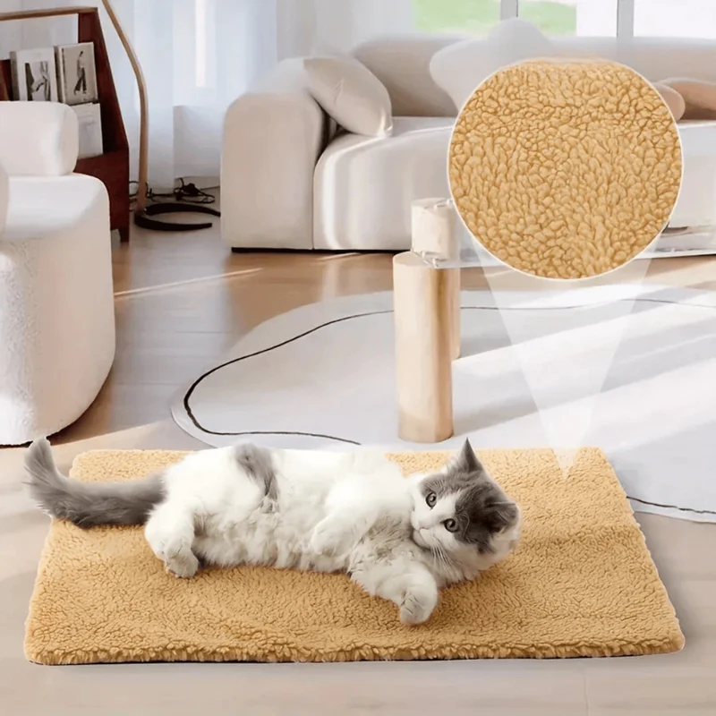 Tapis Chauffant Auto-Chauffant pour Chat et Chien