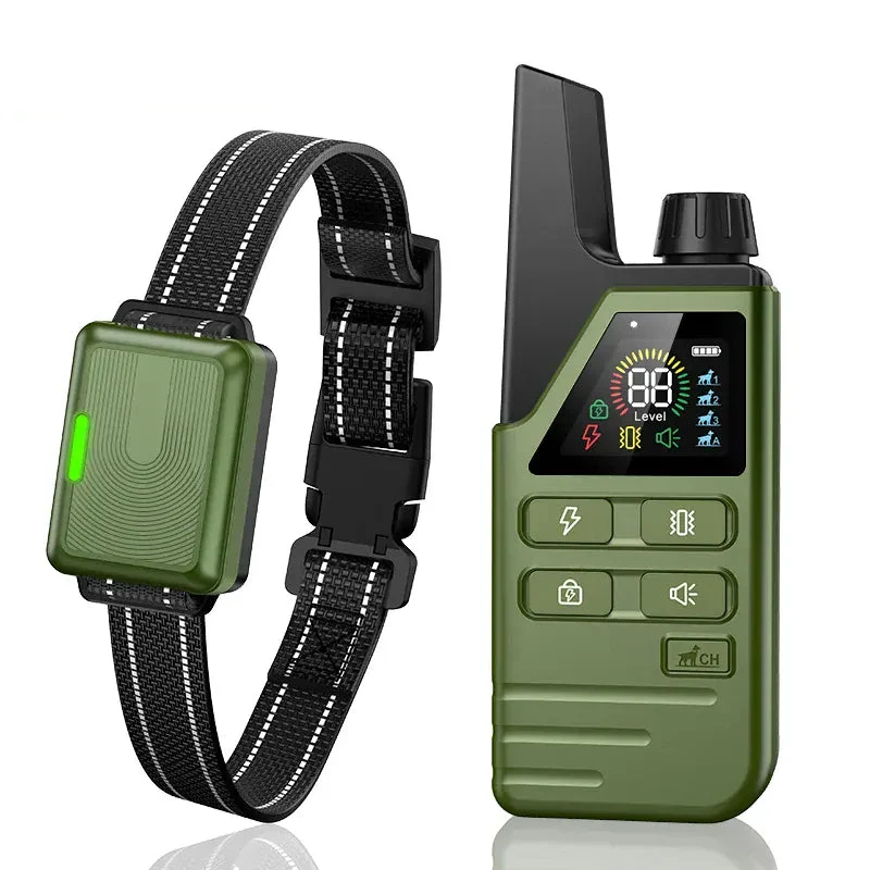 Collier de Dressage Chien Étanche avec Télécommande 300m