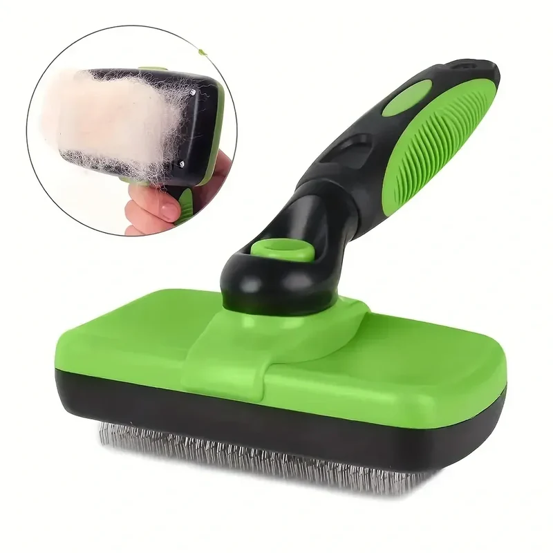 Brosse Autonettoyante Anti-Poils pour Chiens et Chats