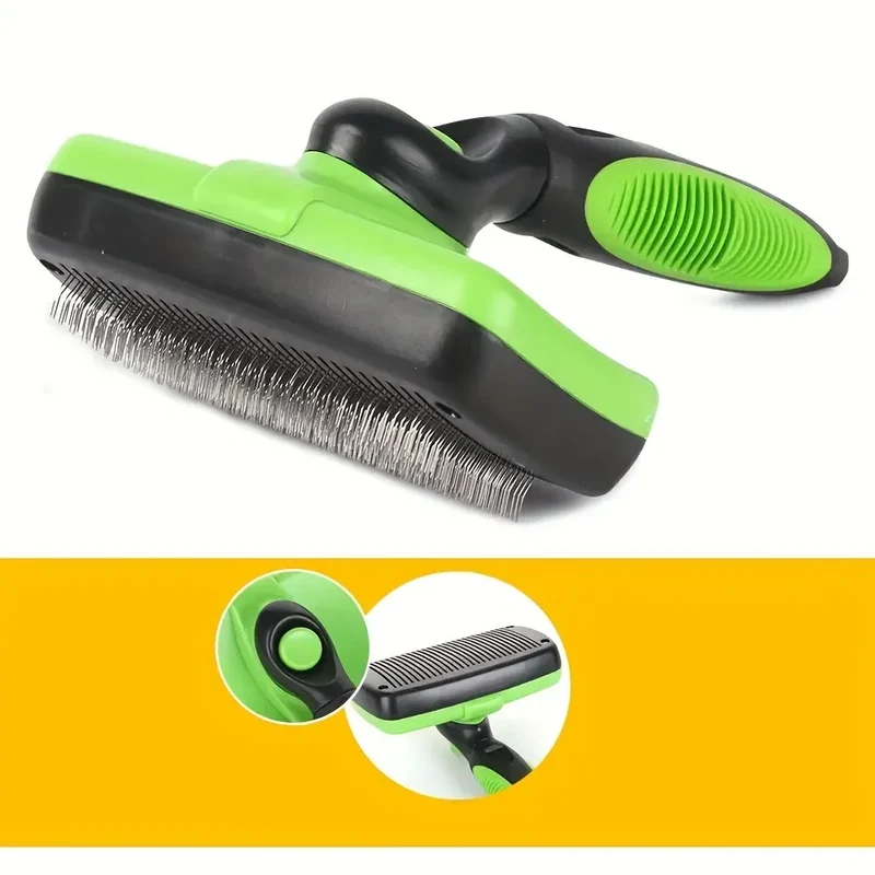 Brosse Autonettoyante Anti-Poils pour Chiens et Chats