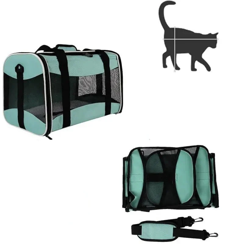Sac de Transport Pliable pour Chat et Petit Chien