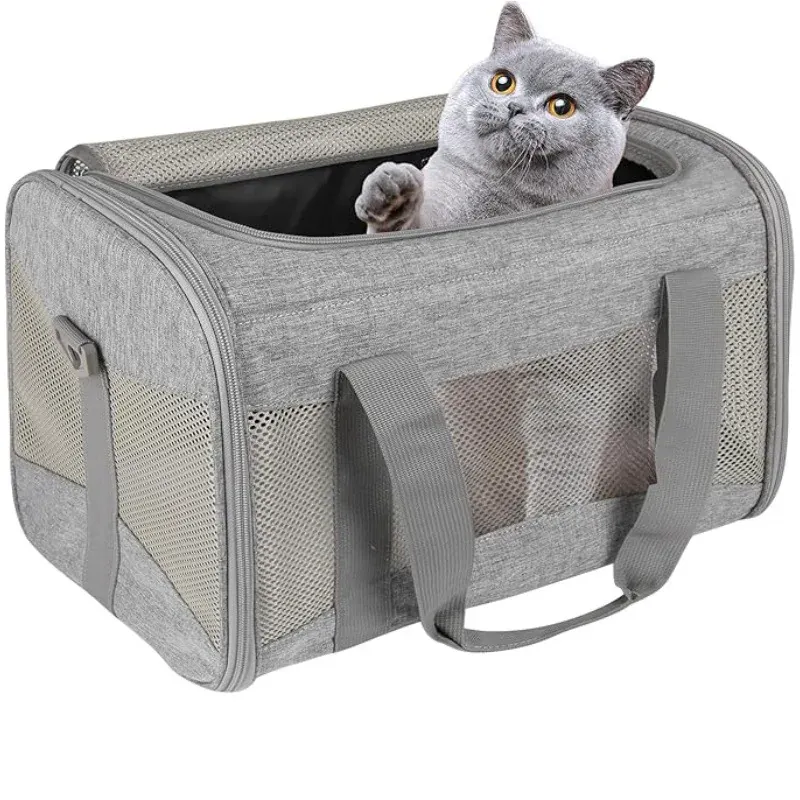 Sac de Transport Pliable pour Chat et Petit Chien