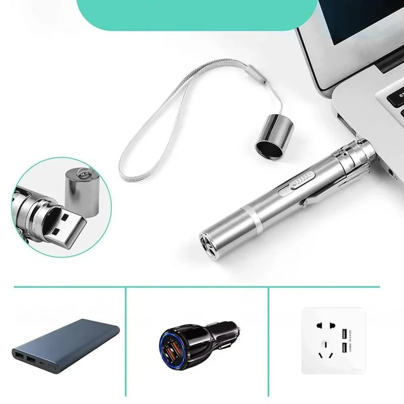 Jouet Laser Rechargeable pour Chat avec 5 Motifs