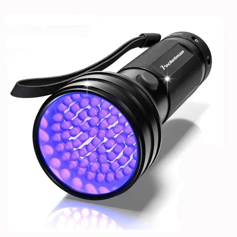 Lampe Torche UV LED 395nm Détecteur Taches Animaux