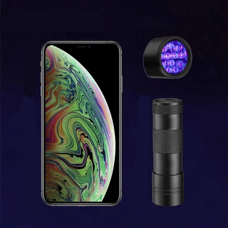 Lampe Torche UV LED 395nm Détecteur Taches Animaux