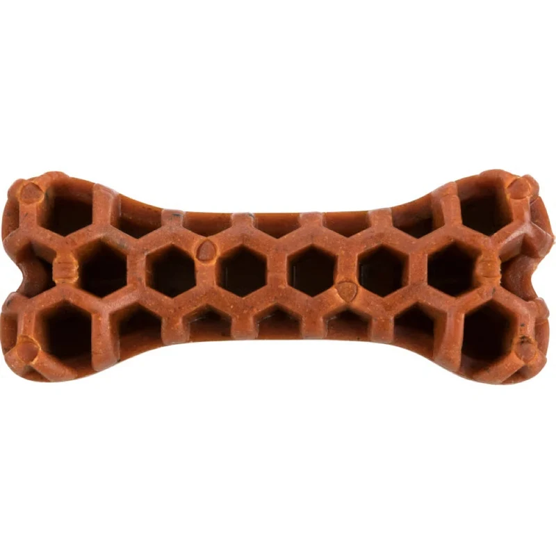 Trixie Denta Fun Veggie Hueso Panal de Abeja con Algas Marinas Snack Dental para Perros 28g