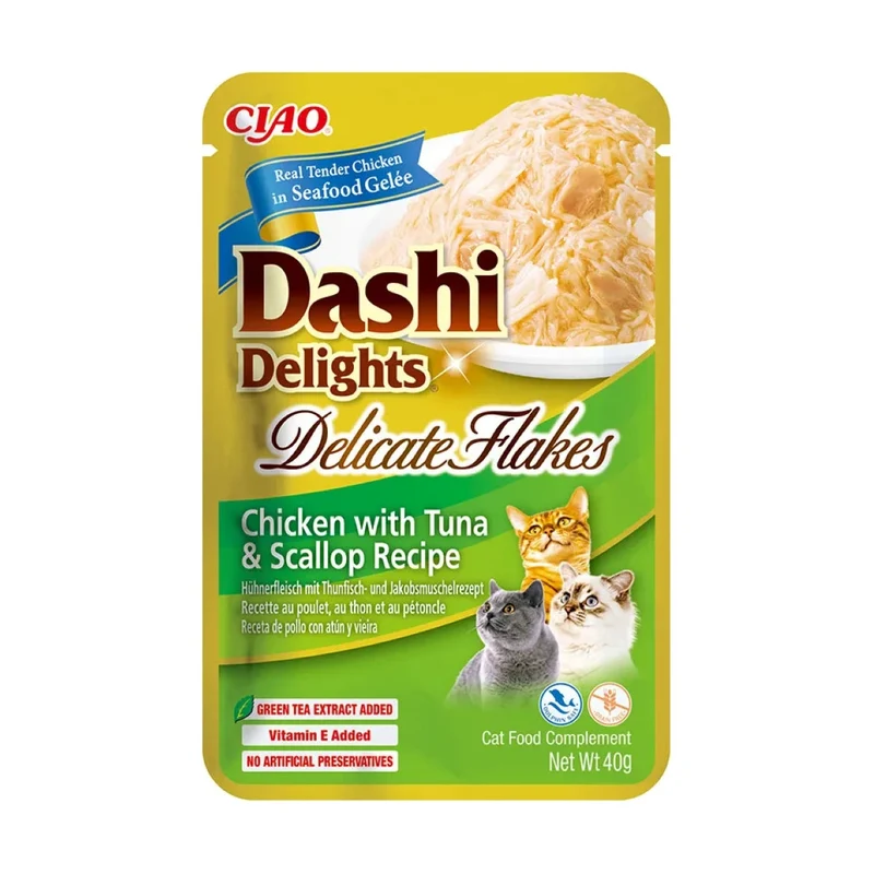 Inaba Dashi Delights Sobre Comida Húmeda para Gatos 40g