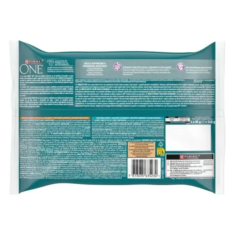 ONE Sensitive Pack Comida Húmeda para Gatos 4x85g