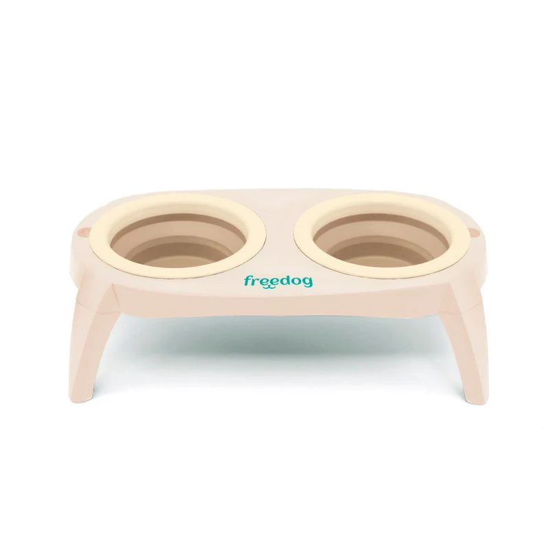 Bowl Doble Beige Elevado
