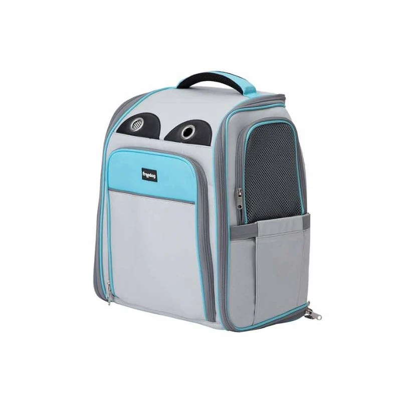 FREEDOG MOCHILA FUJI CON COMPARTIMENTO AZUL Y GRIS 42 X 39 X 26CM