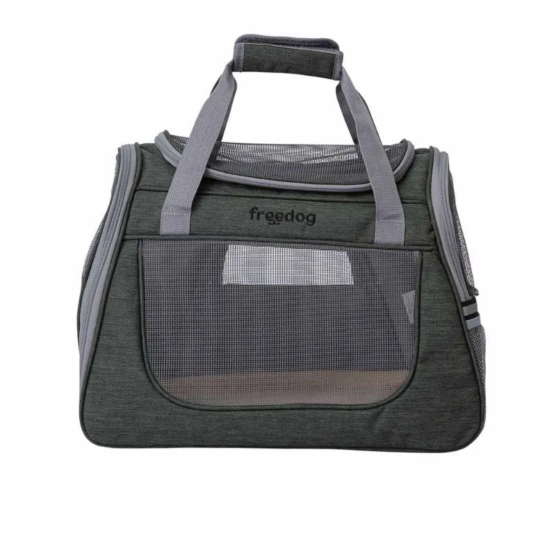 TRANSPORTIN PARA PERROS Y GATOS FREEDOG LAX VERDE 45X25X35 CM