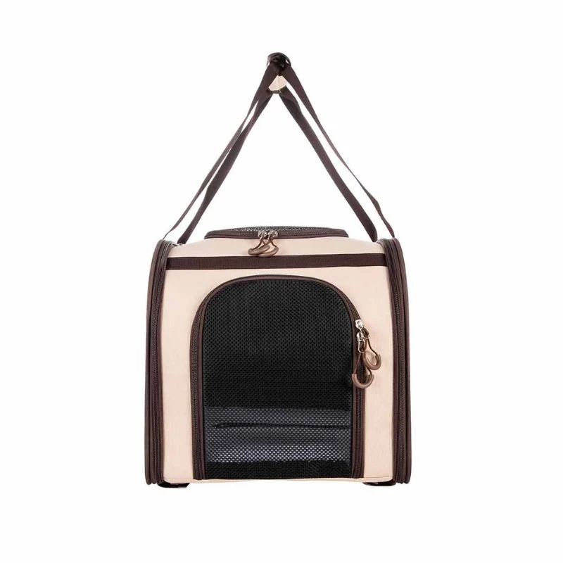FREEDOG TRANSPORTIN PERROS TROLLEY TRAVELTAILS CREMA 54 X 33 X 42 CM