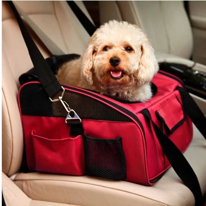 FREEDOG TRANSPORTIN COCHE PERROS Y GATOS 44 X 29 X 34 CM