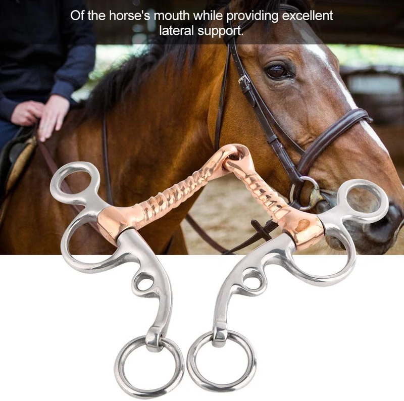 HEEPDD - Broca de acero inoxidable para caballo con forma de serpiente, para todo tipo de propósitos, broca de acero inoxidable