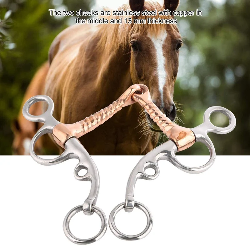 HEEPDD - Broca de acero inoxidable para caballo con forma de serpiente, para todo tipo de propósitos, broca de acero inoxidable