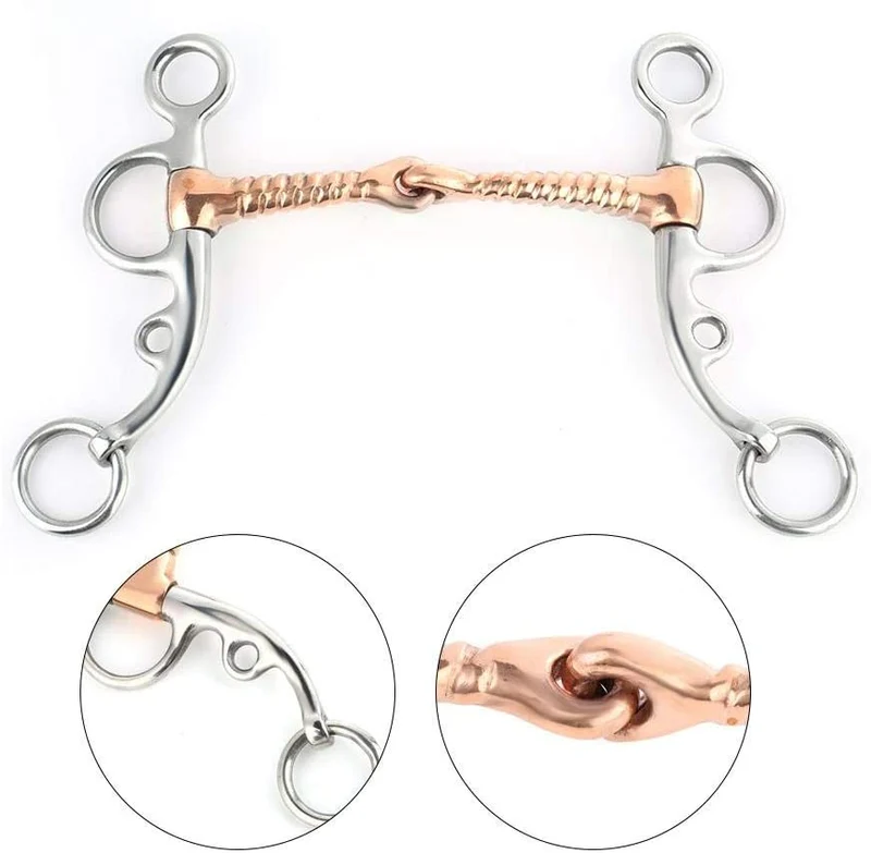 HEEPDD - Broca de acero inoxidable para caballo con forma de serpiente, para todo tipo de propósitos, broca de acero inoxidable