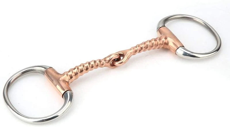 HEEPDD - Broca de acero inoxidable para caballo con forma de serpiente, para todo tipo de usos