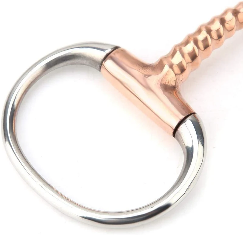 HEEPDD - Broca de acero inoxidable para caballo con forma de serpiente, para todo tipo de usos
