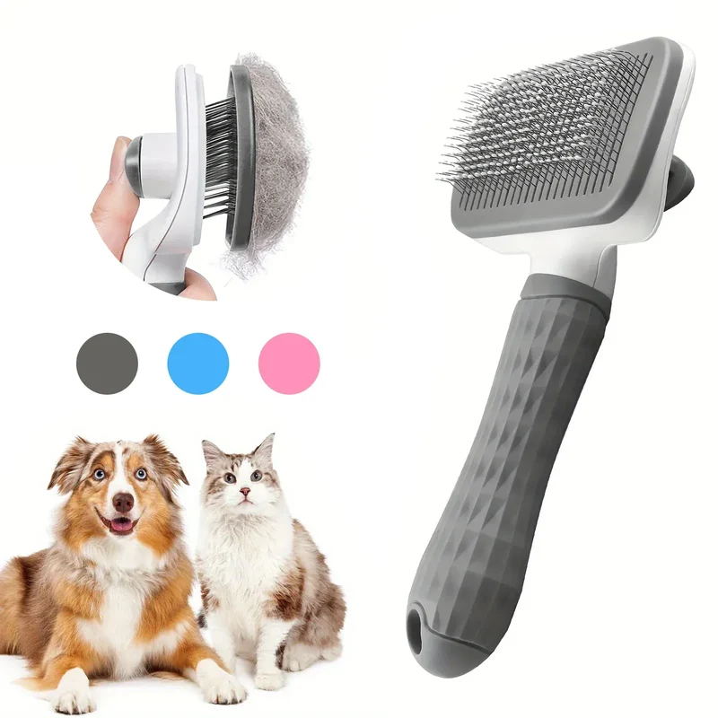 Brosse Auto-Nettoyante pour Chiens et Chats
